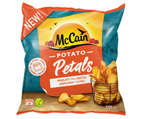 Patatas onduladas y con piel, prefitas y ultracongeladas MCCAIN Petals 500 g.