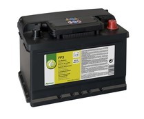 Batería de coche 50Ah, arranque 400A, 12V, L: 24,2cm, A: 17,5cm, H: 17,5cm, PRODUCTO ECONÓMICO ALCAMPO.