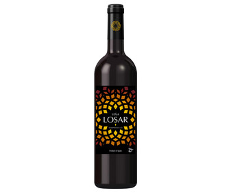 Vino tinto con IGP Vinos de la Tierra de Castilla VIÑA LOSAR botella de 75 cl. Vino tinto con IGP Vinos de la Tierra de Castilla VIÑA LOSAR botella de 75 cl.