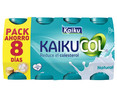 Yogur líquido que ayuda a reducir el colesterol, con sabor natural KAIKUCOL 8 x 65 g.