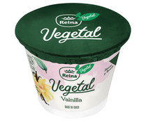 Postre vegetal a base de coco y vainilla REINA Vegetal 115 g.