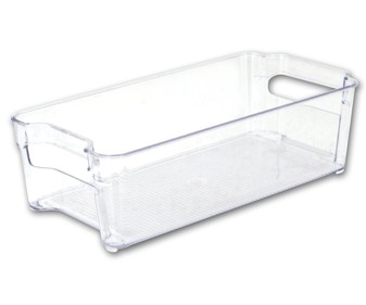 Cajón organizador de plástico transparente para figrofífico, 5 litros, 32x15,7x10cm. MONDEX. Cajón organizador de plástico transparente para figrofífico, 5 litros, 32x15,7x10cm. MONDEX.