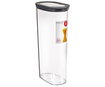 Recipiente hermético de plástico especial para alimientos secos, 2,4 litros, ACTUEL.