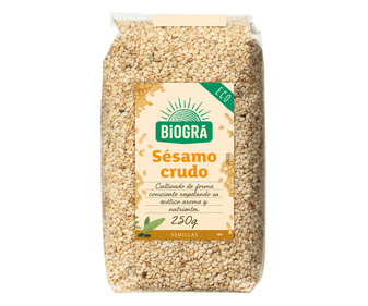 Semillas de sésamo crudo ecológicas BIOGRÁ 250 g. Semillas de sésamo crudo ecológicas BIOGRÁ 250 g.