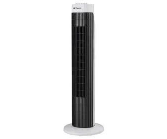 Ventilador de torre oscilante ORBEGOZO TW 0750, 45W, 3 velocidades, altura 77cm.