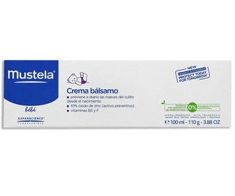 Crema bálsamo para la zona del pañal  MUSTELA 100 ml.