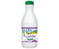 Leche desnatada (0% materia grasa) de vaca, sin lactosa y de origen español CENTRAL LECHERA ASTURIANA 1.5 l.