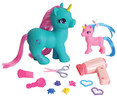 Conjunto de dos unicornios con accesorios, ONE TWO FUN ALCAMPO.