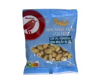 Anacardos fritos sin sal añadida PRODUCTO ALCAMPO 125 g.