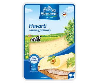 Queso en lonchas Havarti OLDENBURGUER 200 g. Queso en lonchas Havarti OLDENBURGUER 200 g.