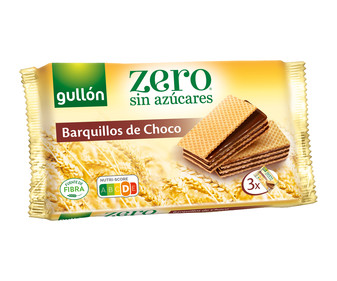 Barquillos de choco sin azúcares GULLÓN ZERO 180 g. Barquillos de choco sin azúcares GULLÓN ZERO 180 g.