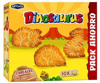 Galletas de cereales 411 g- DINOSAURUS | Alcampo Compra Online Galletas de cereales 411 g- DINOSAURUS | Alcampo Compra Online