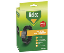 Pulsera con aroma natural de citronela apta para toda la familia RELEC.