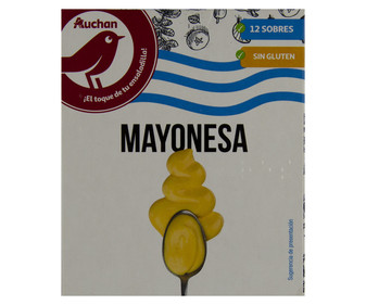 Mayonesa en monodosis PRODUCTO ALCAMPO bolsa de 12 uds x 12 g. Mayonesa en monodosis PRODUCTO ALCAMPO bolsa de 12 uds x 12 g.