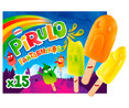 Mini polos sin gluten, con formas de fantasmas de diferentes sabores y colores PIRULO Fantasmikos 15 x 15 ml.
