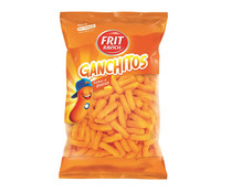 Snack de gusanos de maíz FRIT RAVICH GANCHITOS bolsa de 110 g. Snack de gusanos de maíz FRIT RAVICH GANCHITOS bolsa de 110 g.