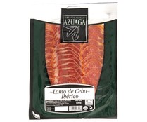 Lomo ibérico de cebo cortado en lonchas SIERRA AZUAGA 100 g.