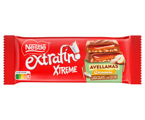 Chocolate con leche y avellanas NESTLÉ Extrafino Xtreme 87 g.