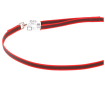 Correa engomada para perros color roja JULIUS K9 1,2 m x 2 cm. 1 ud.