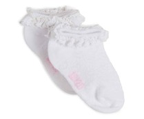 Lote de 2 pares de calcetines para bebé IN EXTENSO, talla 24/26.