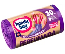 Bolsas de basura perfumada capacidad 30 L. 55 x 63 cm HANDY BAG 15 Uds.