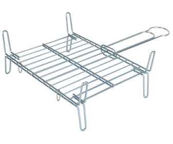 Parrilla rectangular doble para barbacoas doble, 25x30cm, BARBACOA. Parrilla rectangular doble para barbacoas doble, 25x30cm, BARBACOA.