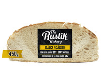 Pan  de hogaza (masa madre) con aceite de oliva THE RUSTIK BAKERY 450 g.