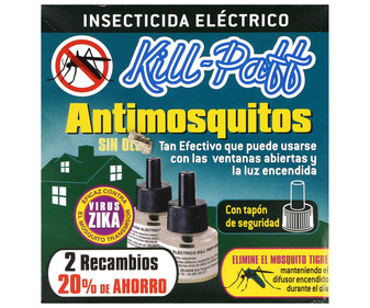 Recambio insecticida 2 unidades Recambio insecticida 2 unidades