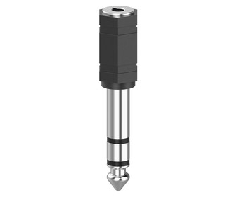Adaptador HAMA de Jack hembra 6,5mm a macho 3,5mm. Adaptador HAMA de Jack hembra 6,5mm a macho 3,5mm.