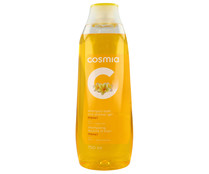 Gel de baño y champú de monoi, COSMIA, botella de 750 ml.