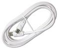 Cable coaxial prolongador tv 5m blanco, NINE&ONE.