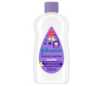 Aceite hidratante que ayuda a nuestros bébes a dormir mejor JOHNSON´S Dulces sueños 300 ml.