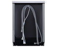 Lavavajillas HISENSE HS622E10X, capacidad 13 servicios, clasificación energética E, H: 84,5cm, A: 59,8cm, F: 60cm.