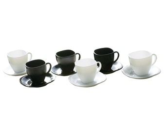 Tazas con plato 6 unidades Tazas con plato 6 unidades