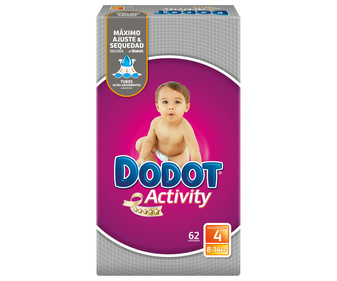 Pañales talla 4 (8-14 kg) 62 uds Pañales talla 4 (8-14 kg) 62 uds