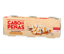 Calamares en salsa americana en trozos CABO DE PEÑAS 3 uds x 45 g.