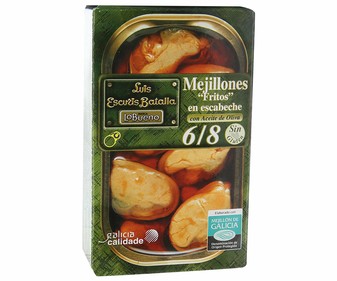Mejillones en escabeche lata de 80g Mejillones en escabeche lata de 80g