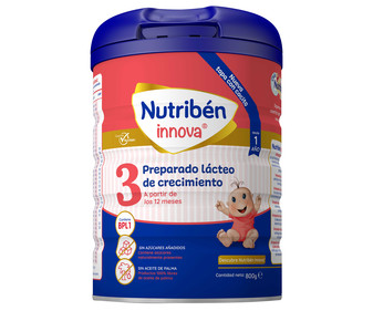 Preparado lácteo (3) de crecimiento a partir de 12 meses NUTRIBÉN Innova 800 g.