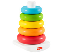 Pirámide balanceante de aros encajables de colores, FISHER PRICE.
