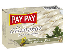 Chipirones rellenos en aceite de oliva PAY PAY 72 g.