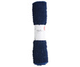 Alfombra de chenilla 100% algodón color azul marino, 900g/m², 50x70cm. ACTUEL.