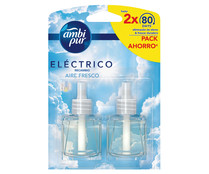 Lote de 2 recambios eléctricos con esencia a aire fresco AMBIPUR.
