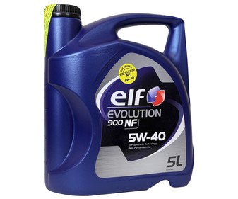 Aceite sintético para vehículos con motores de gasolina o diésel ELF Evoluiton 900 NF 5 litros. Aceite sintético para vehículos con motores de gasolina o diésel ELF Evoluiton 900 NF 5 litros.