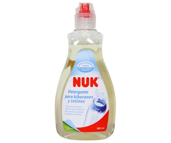 Jabón limpia biberones NUK 380 ml.