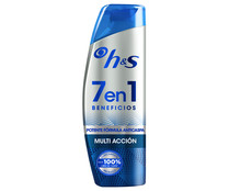 Champú anticaspa 7 en 1 H&S Multi acción 300 ml.