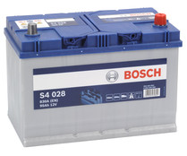 Batería de coche 95Ah, arranque 830A, 12V, L: 30,6cm, A: 17,3cm, H: 22,5cm, BOSCH S4029.