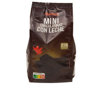Mini chocolatinas de chocolate con leche PRODUCTO ALCAMPO 200 g.