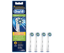 Cabezales de recambio, para cepillo de dientes eléctrico ORAL-B Cross action 4 uds.