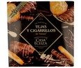 Surtido de tejas y cigarrillos de Tolosa bañados en chocolate CASA ECEIZA 350 g.