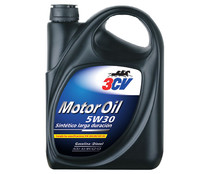 Aceite sintético para vehículos con motores gasolina o diésel 3CV LONGLIFE, 5 litros.